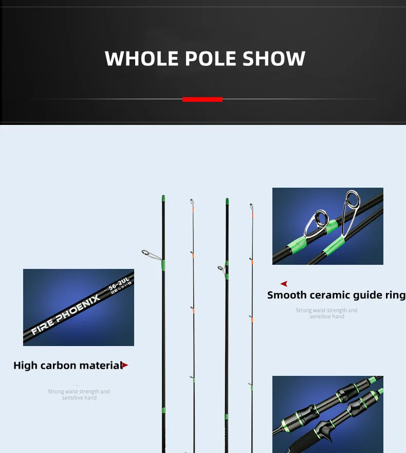 CHEERY Solid Tip Fishing Rod 1 Carbon StreamRod - view 8
