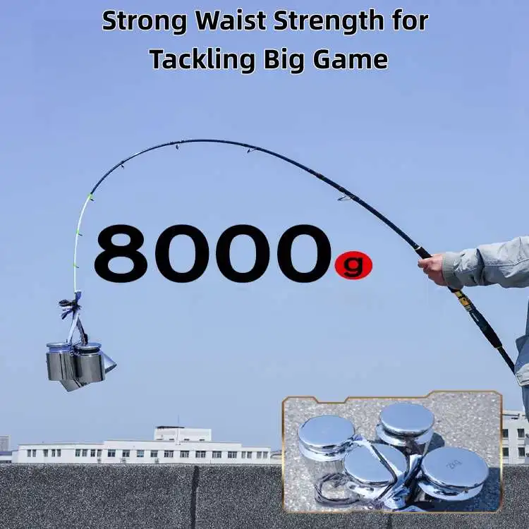 SNEDA Offshore Boat Fishing Rod 2 Carbon Fiber Lure Rod - view 14