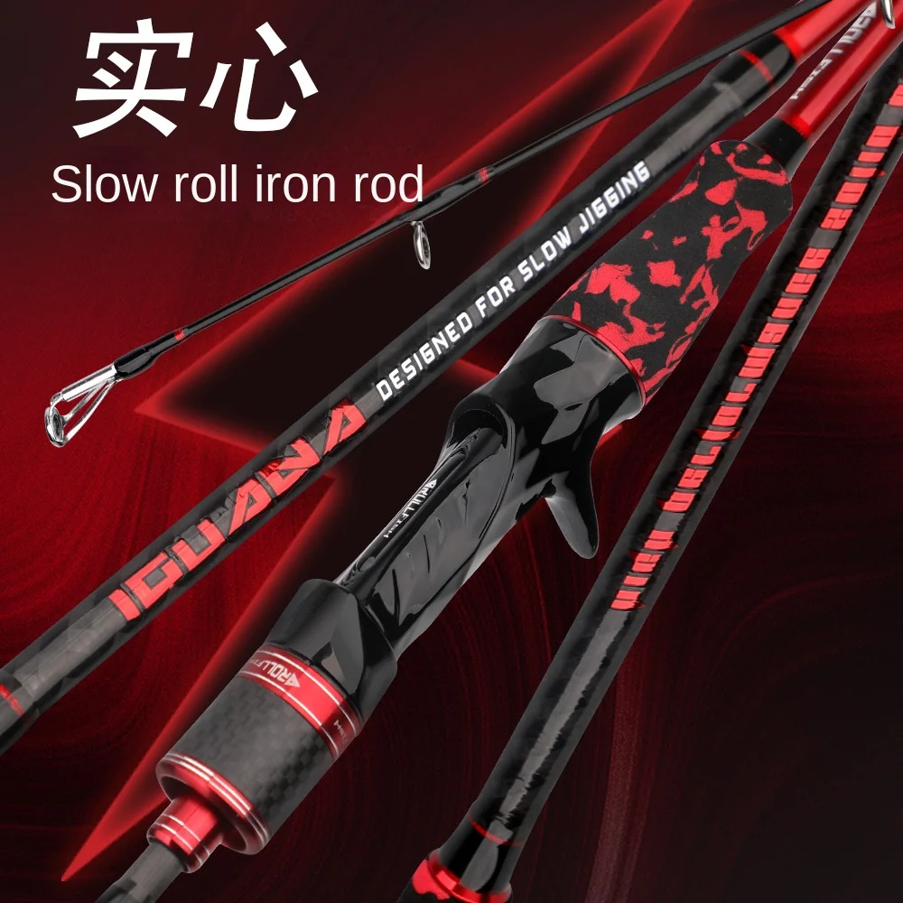 Cheery New Solid Slow Roll Carbon Carbon Luya Rod - view 3