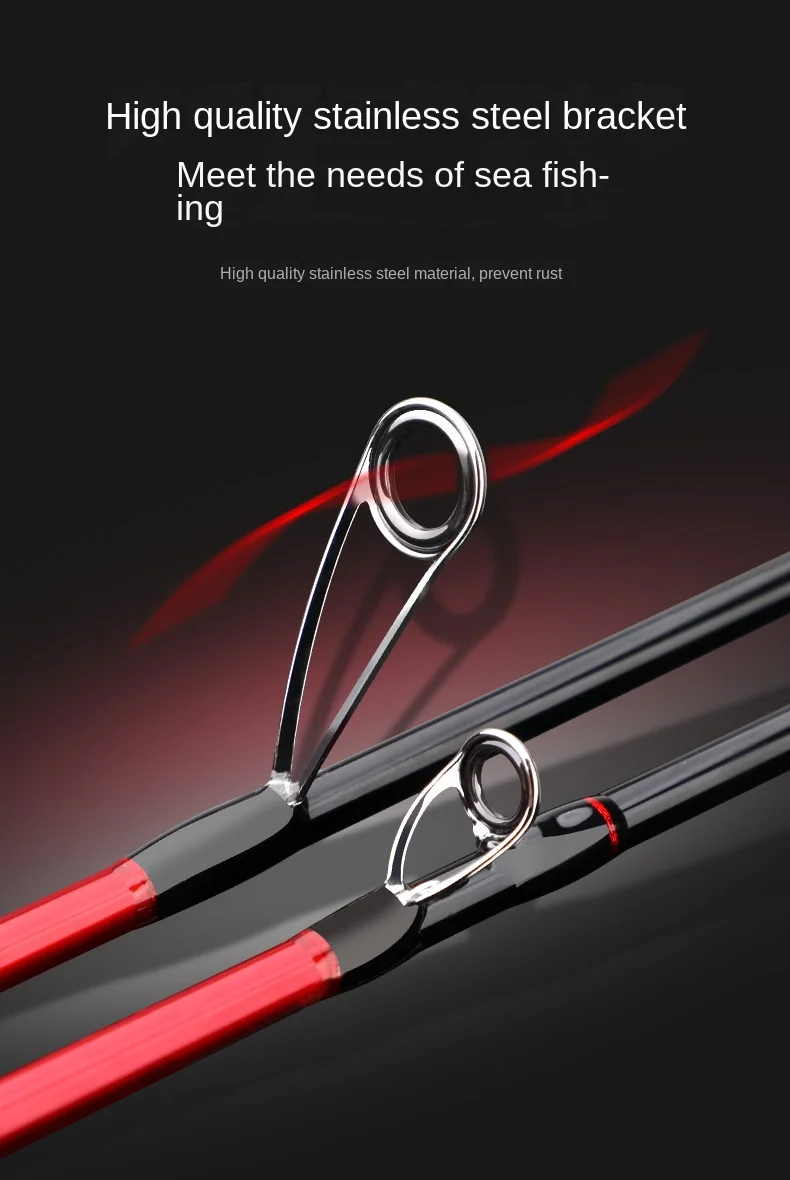 Cheery New Solid Slow Roll Carbon Carbon Luya Rod - view 12