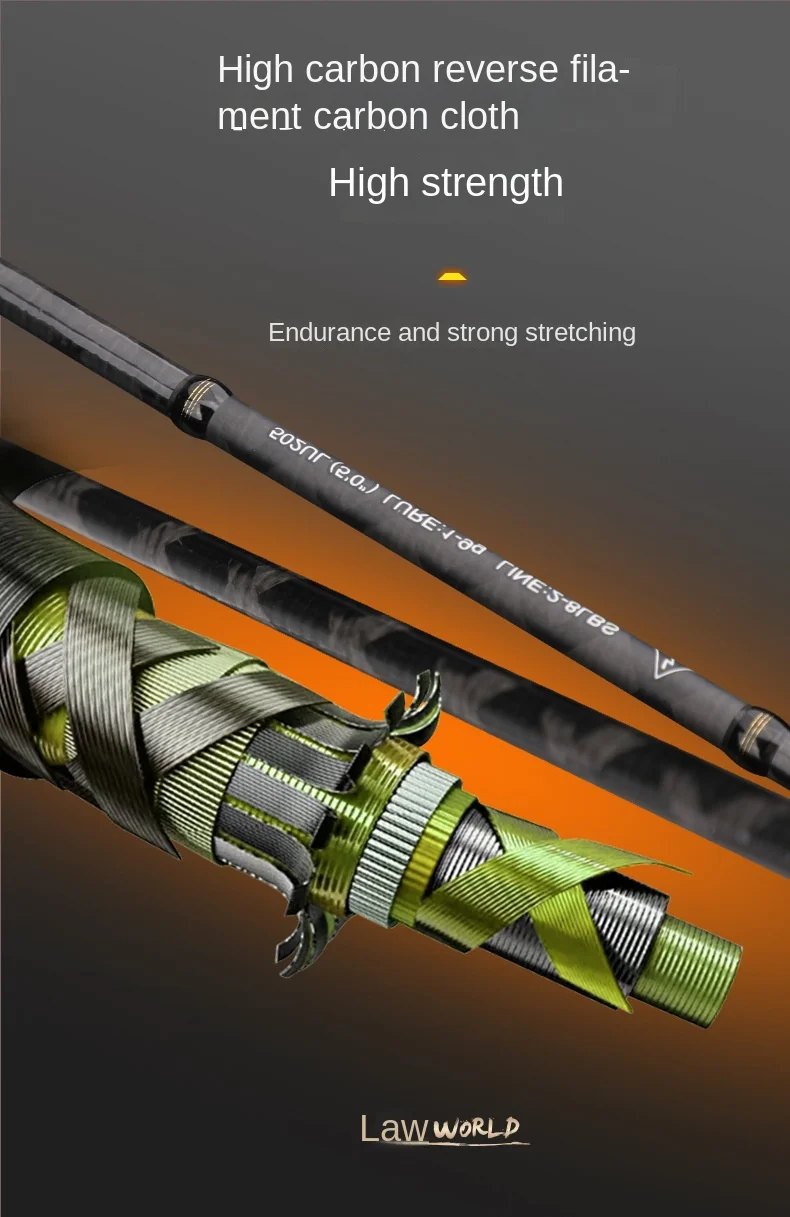Cheery New Micro Rod Carbon Fuji Carbon Luya Rod - view 9