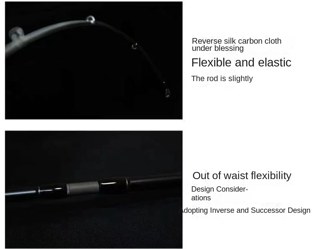 Cheery New Full Fuji Universal Long Carbon Lure Rod - view 13