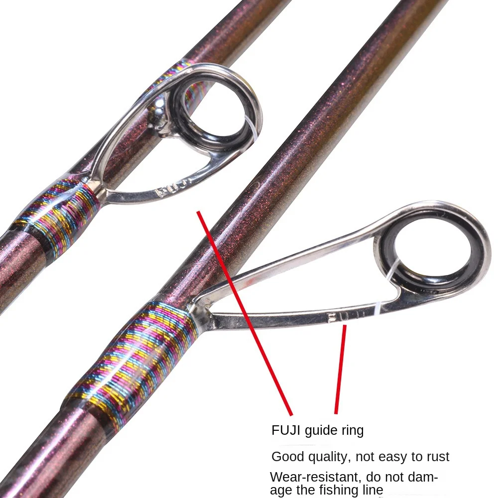 Cheery New Fuji Guide Ring Full Carbon Luya Rod - view 5