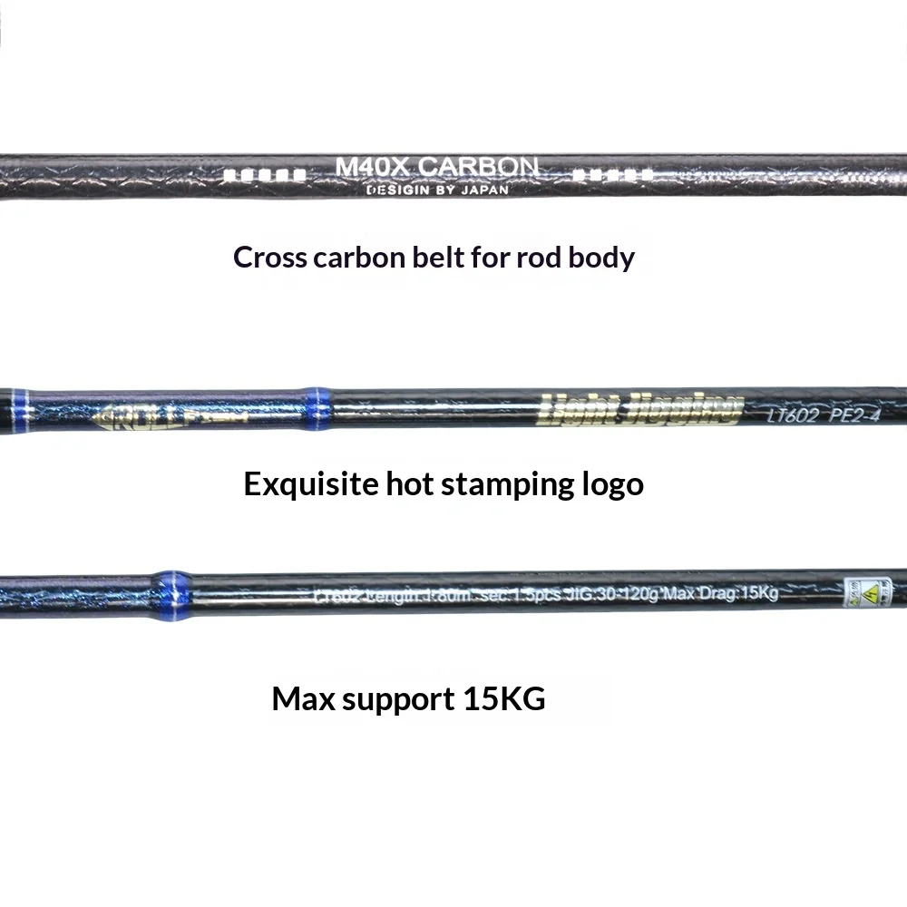 Cheery Full Fuji Carbon Sea Fishing Carbon Luya Rod - view 9