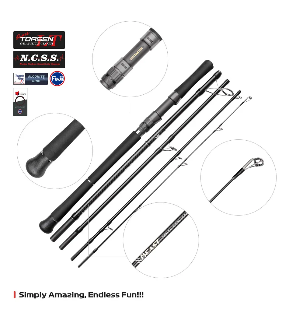 CHEERY Jigging Fishing Rod Fuji Travel Carbon - view 14