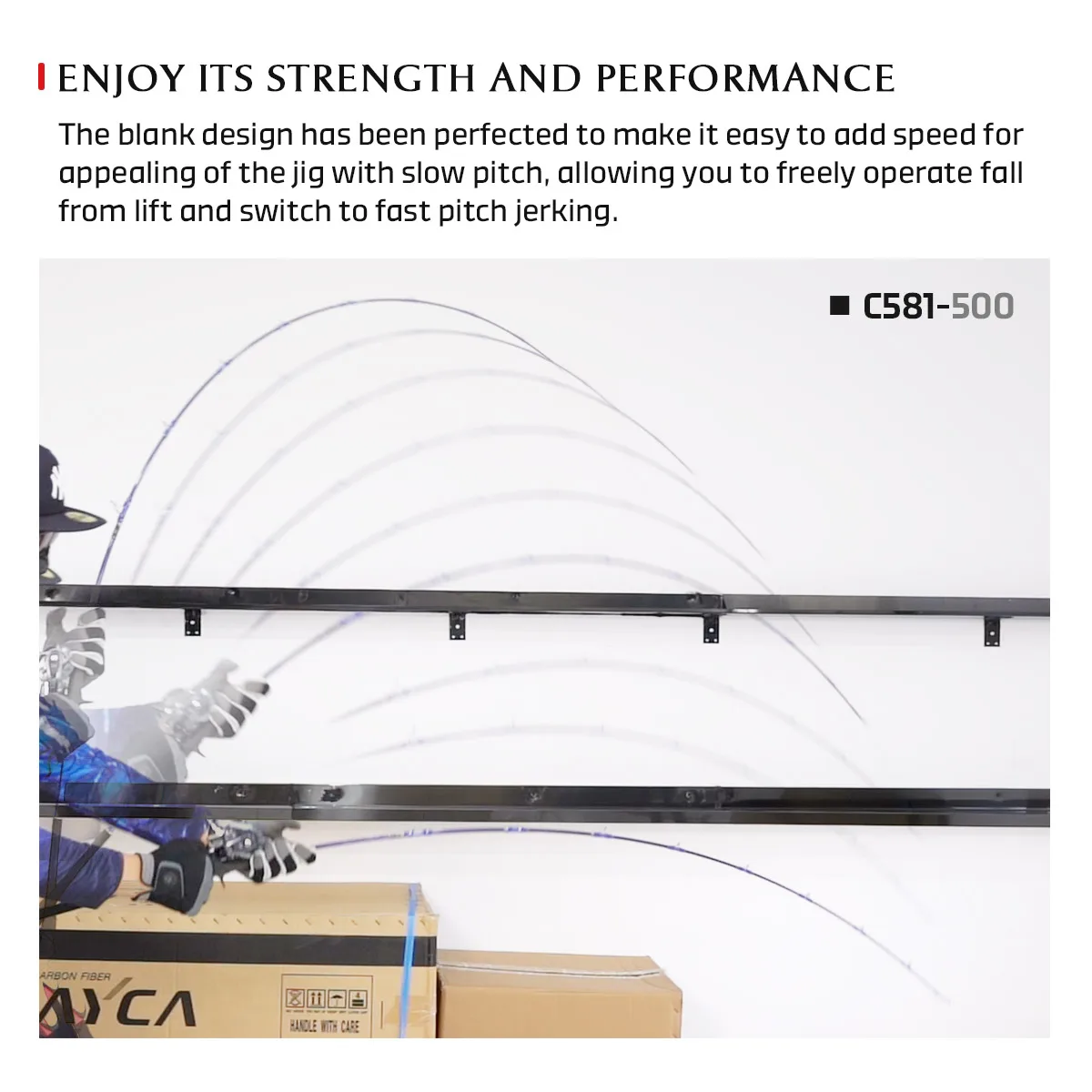 CHEERY Slow Pitch Jigging 1 Piece Carbon Various - view 5