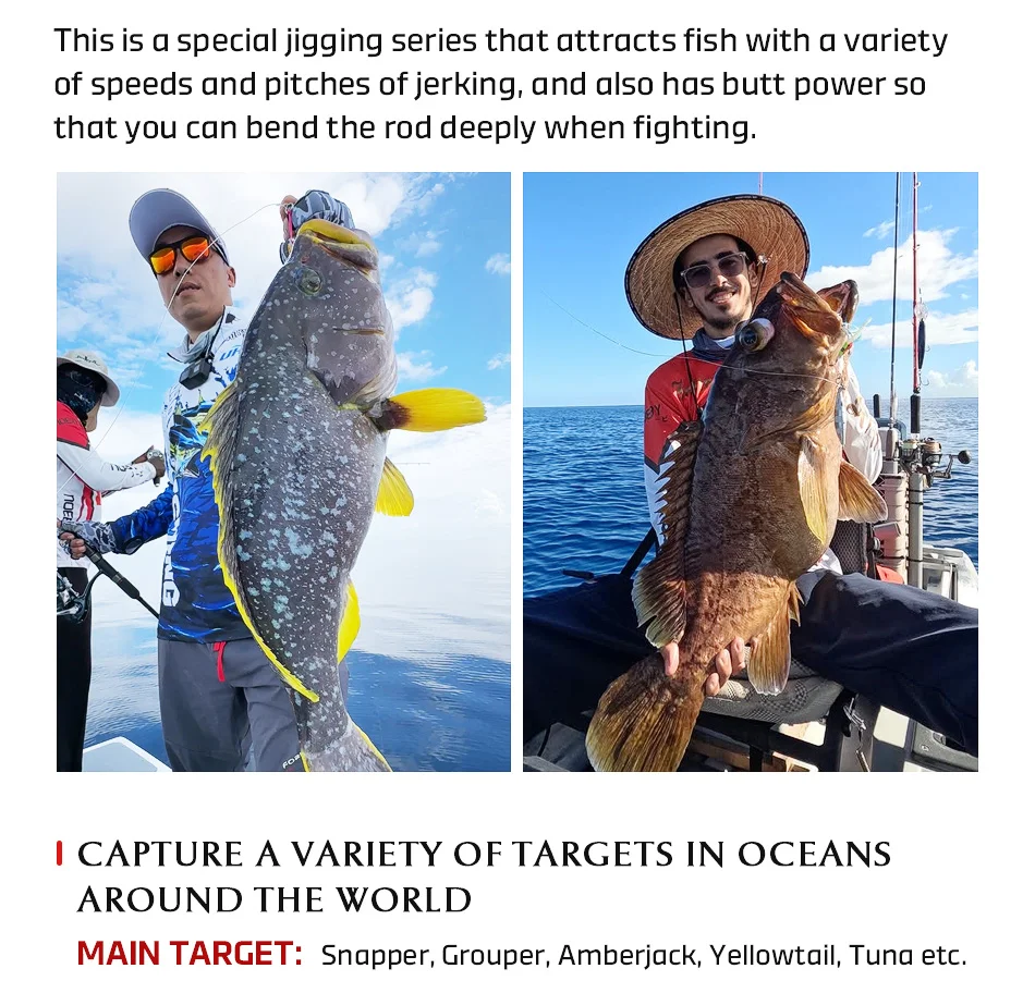 CHEERY Slow Pitch Jigging 1 Piece Carbon Various - view 9