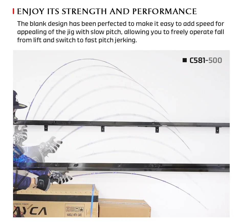 CHEERY Slow Pitch Jigging 1 Piece Carbon Various - view 15