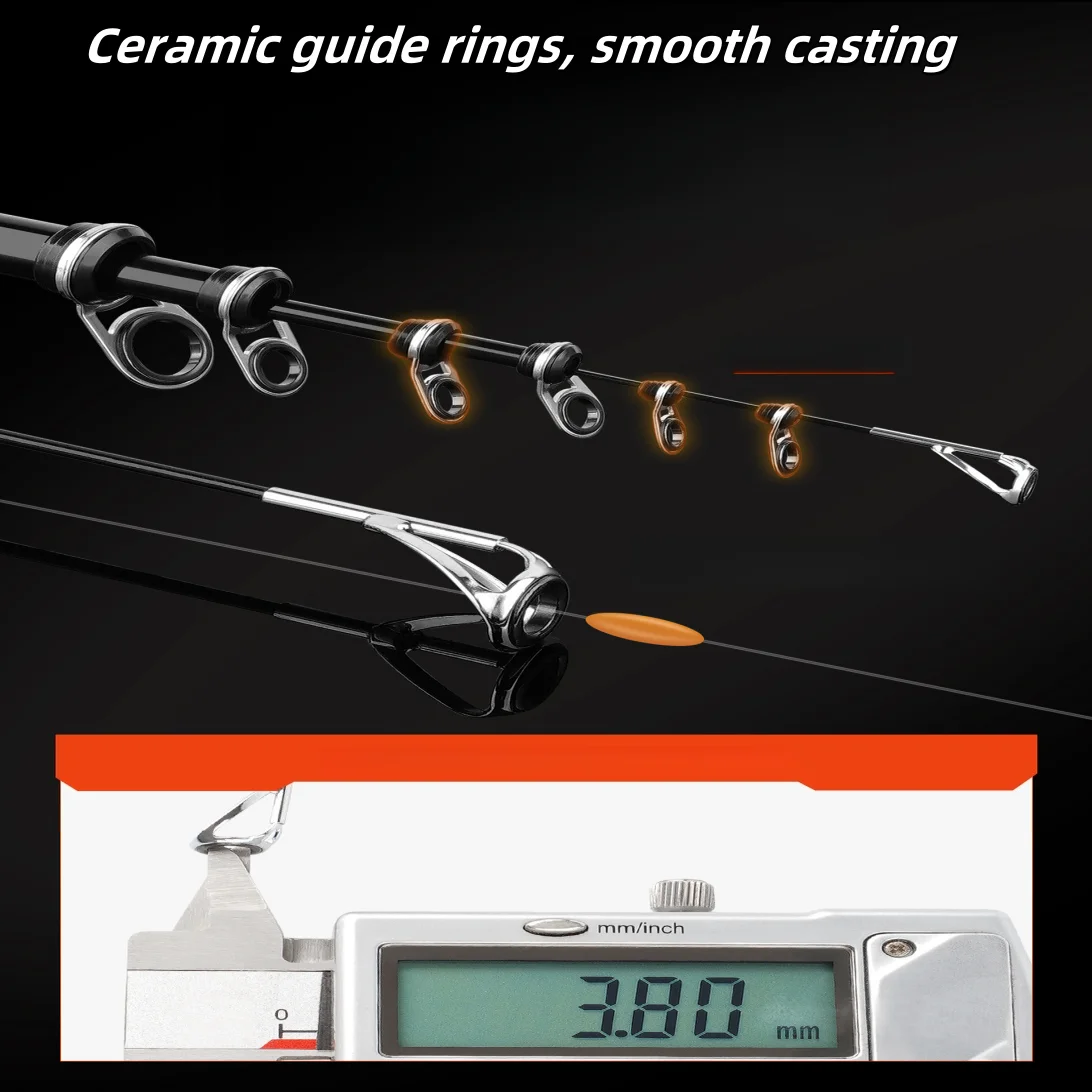 CHEERY Large Casting Offshore Lure Fishing Carbon Fiber Lure Rod - view 12