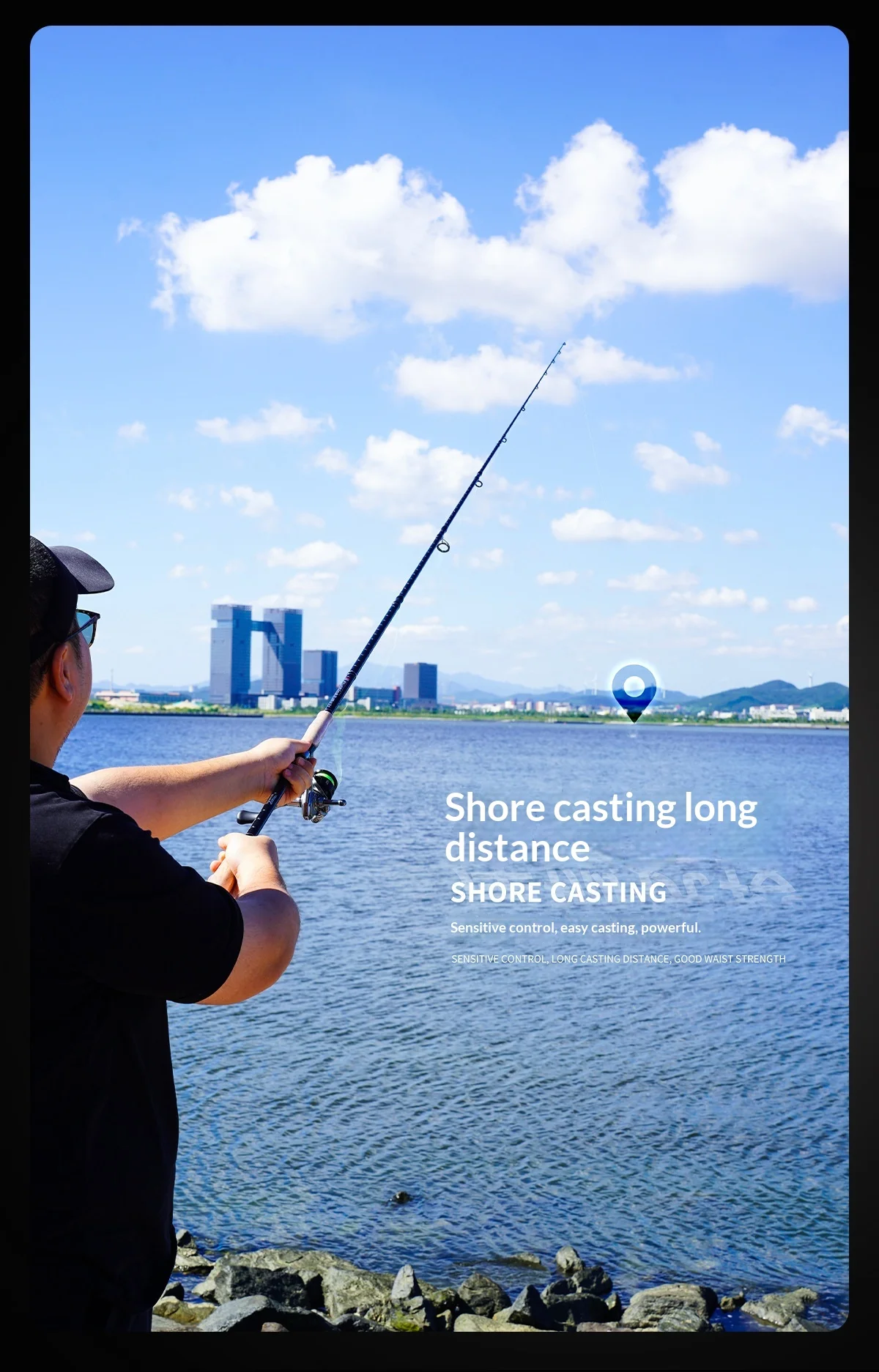 NEW Super Long distance Investment Road Carbon Lure Rod - view 16