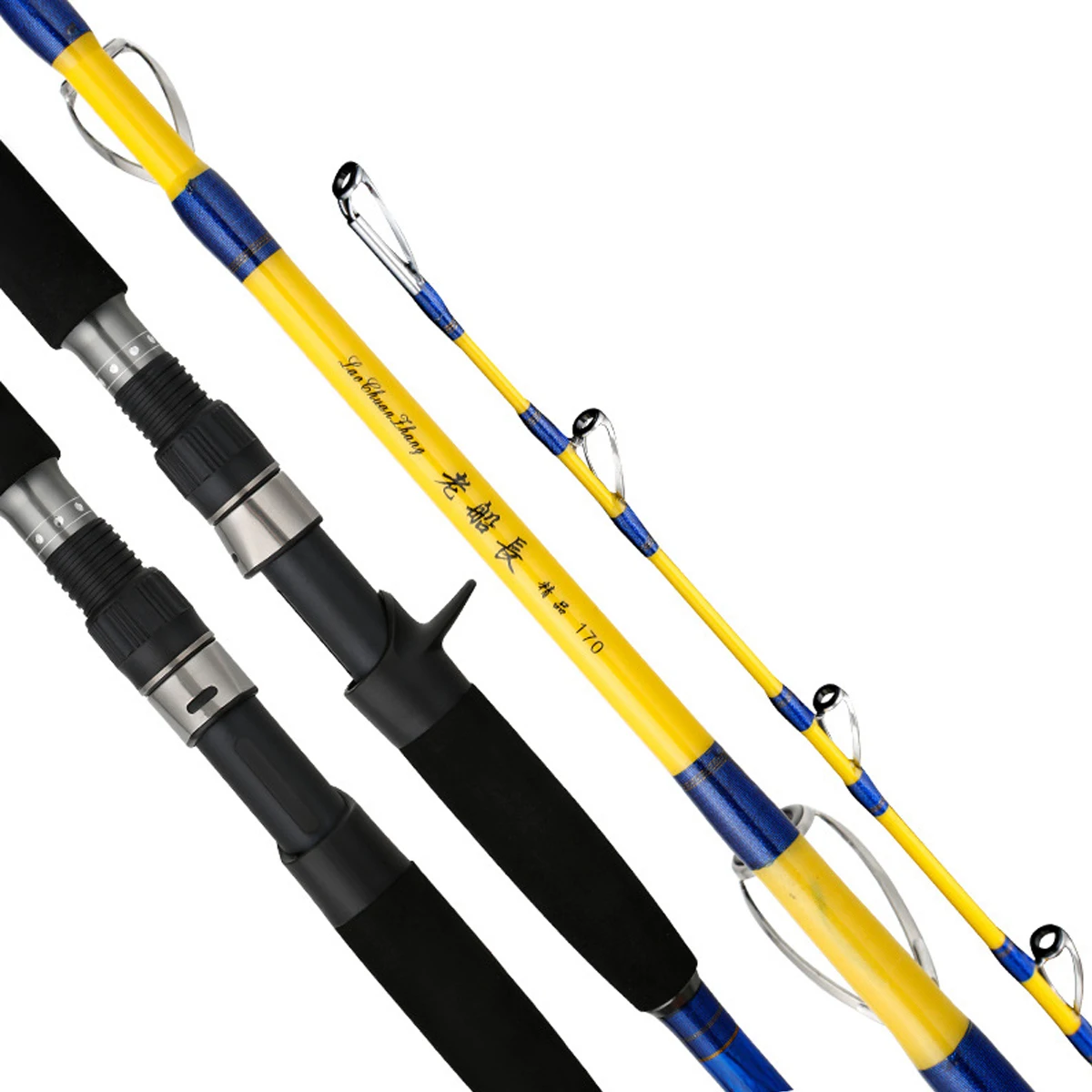 Good Quality Slow Pitch 2 Section Carbon Boat / Raft Rod - view 2