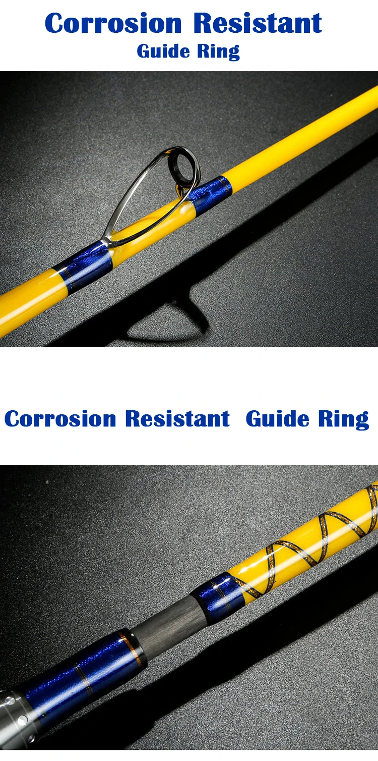 Good Quality Slow Pitch 2 Section Carbon Boat / Raft Rod - view 11