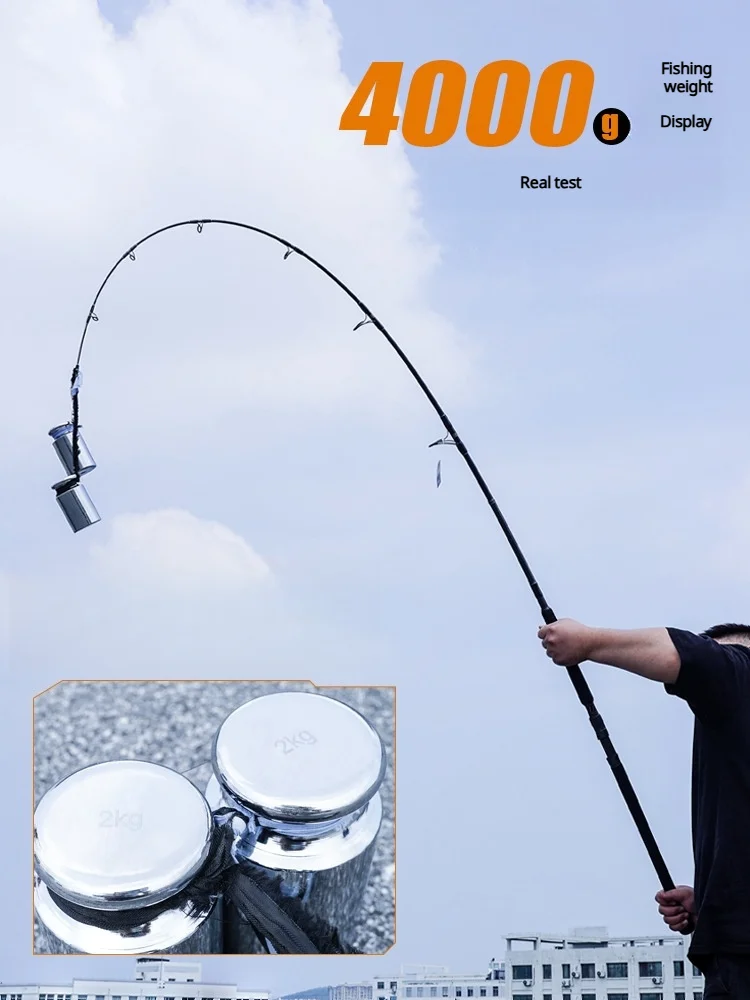 CHEERY GT Tuna 240 390g Carbon Carbon Fiber Lure Rod - view 5