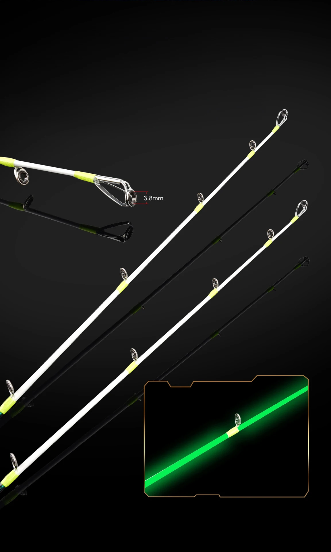 Cheery 1 5m 1 8m 2 Carbon Fiber Rock Rod - view 12