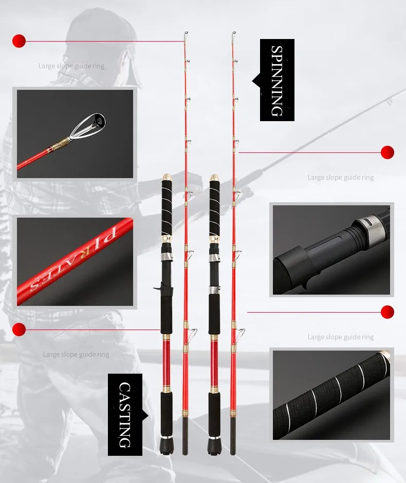High Carbon Solid 1 65m 1 Carbon Fiber Various, Boat / Raft Rod - view 7