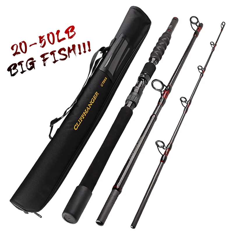 CHEERY Wholesale 3 Section Carbon Fiber Carbon Boat / Raft Rod - view 2
