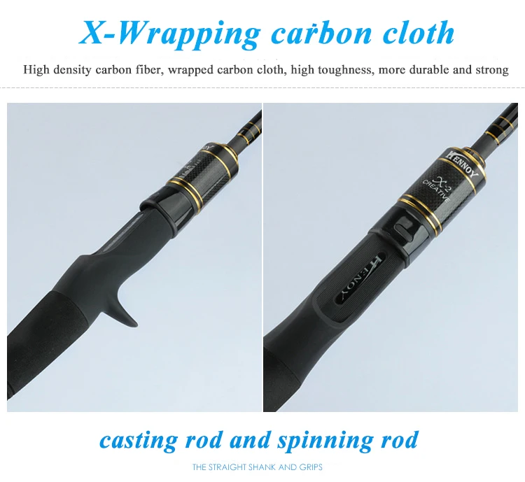 CHEERY Bassmaster FUJI Parts High Carbon Carbon Competition Rod - view 12