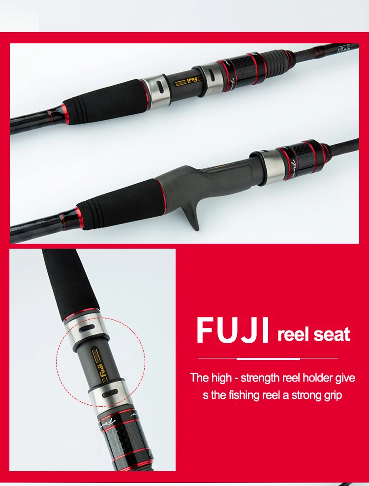 Bassmaster Japan FUJI Parts High Carbon Carbon Boat / Raft Rod - view 14