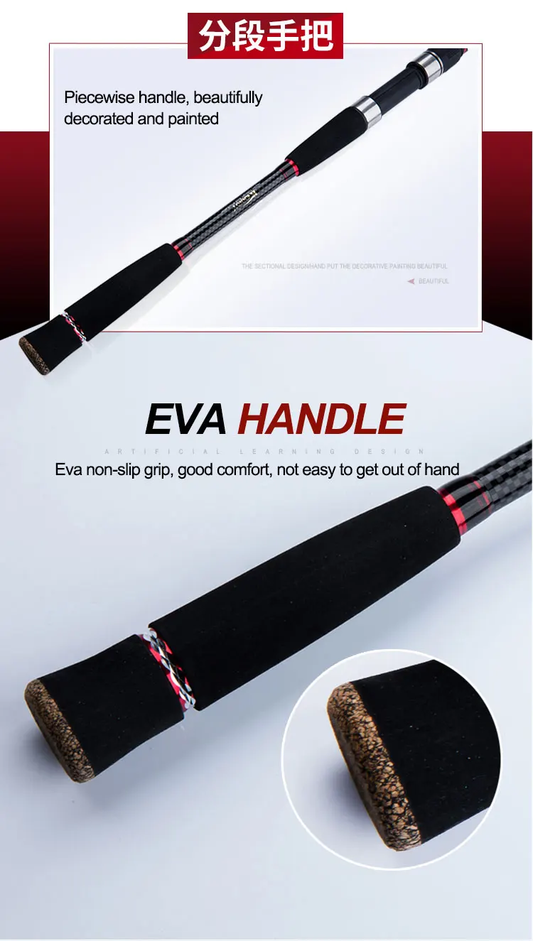 High Quality Carbon Fiber 1 8m Carbon Boat / Raft Rod - view 12