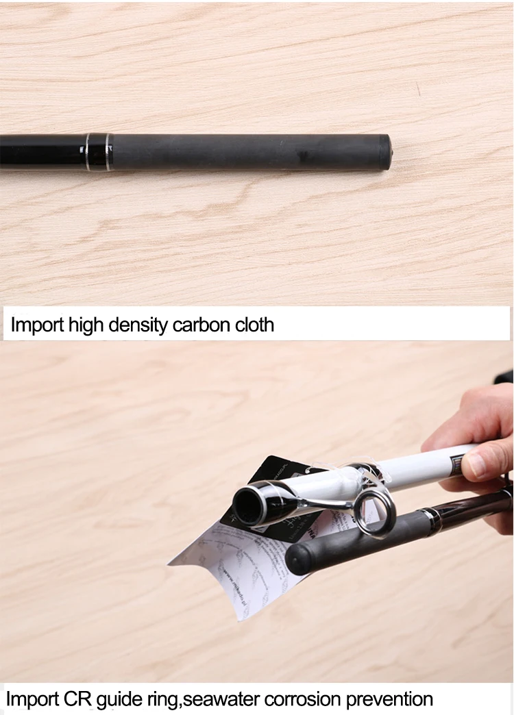 CHEERY High Carbon 2 1m 2 Carbon Boat / Raft Rod - view 12
