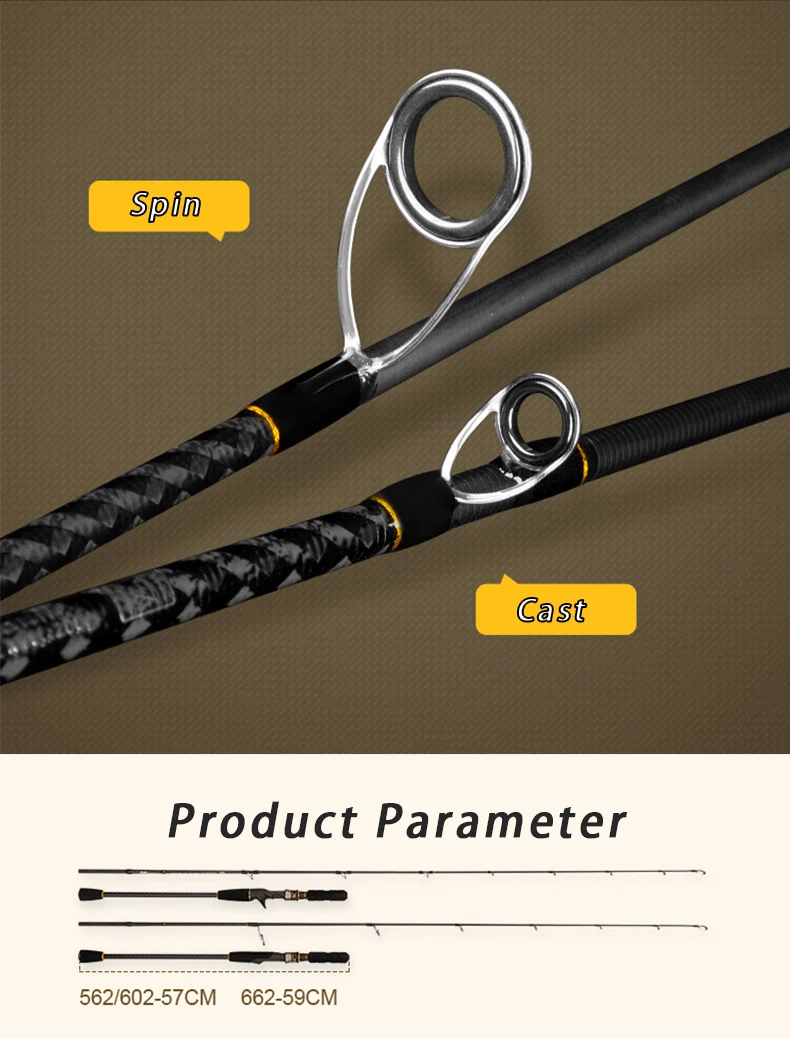Newbility Ultra Light Carbon Fishing Rod Carbon Lure Rod - view 9
