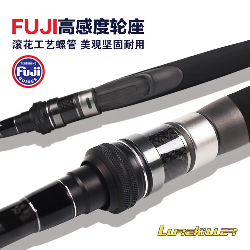 Lurekiller Ultralight High Carbon Jig Fishing Carbon Boat / Raft Rod - view 4