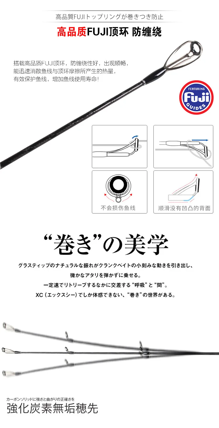 Lurekiller Ultralight High Carbon Jig Fishing Carbon Boat / Raft Rod - view 12