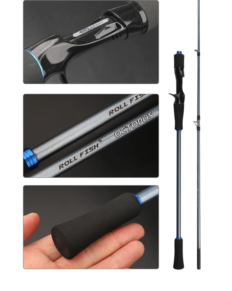 1 75m Ultralight High Carbon EGI Carbon Lure Rod - view 16