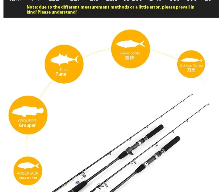 CHEERY Japan Saltwater Fuji 1 8m Carbon Lure Rod - view 12