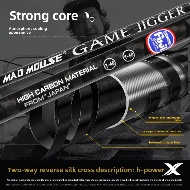 Madmouse Japan Full Fuji 1 8m Carbon Lure Rod - view 4