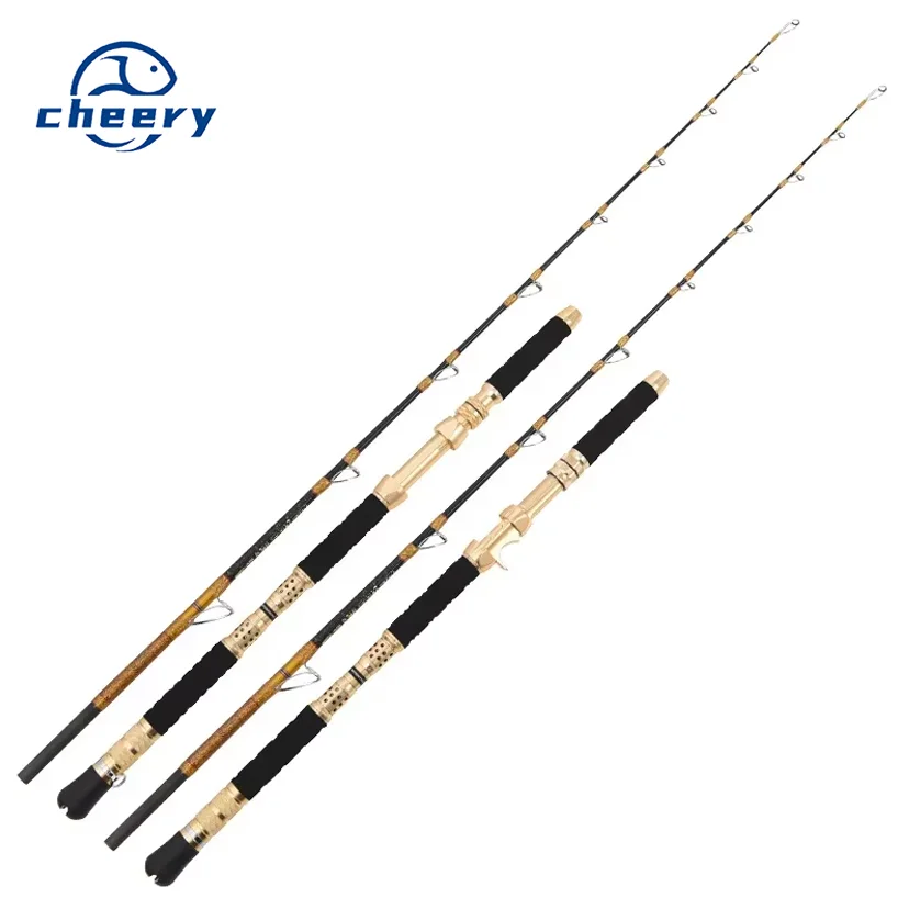 Solid Carbon Super Hard Automatic Fishing Carbon Lure Rod - view 1
