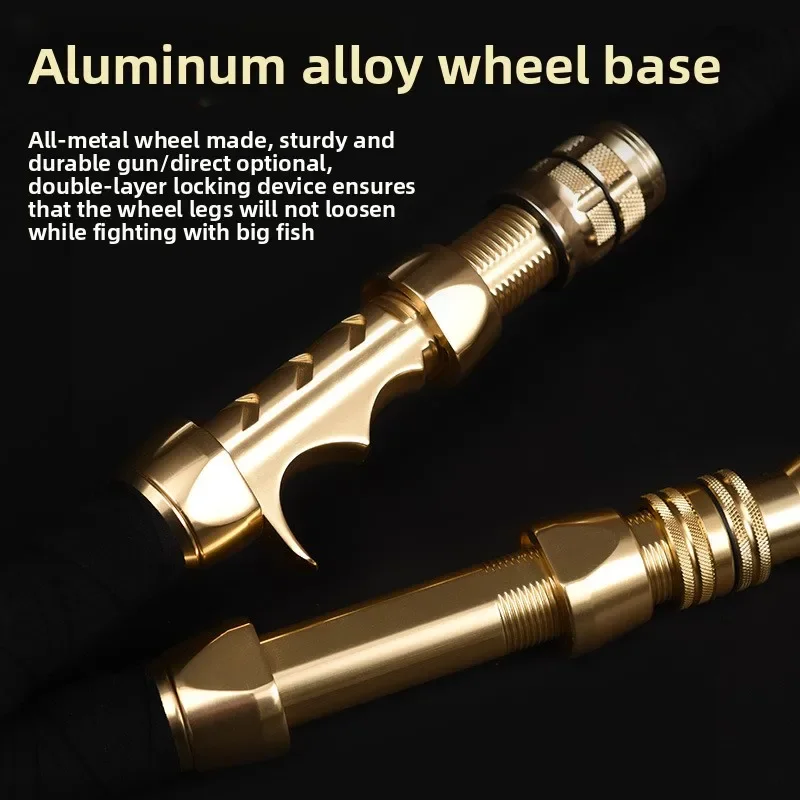 Solid Carbon Super Hard Automatic Fishing Carbon Lure Rod - view 2