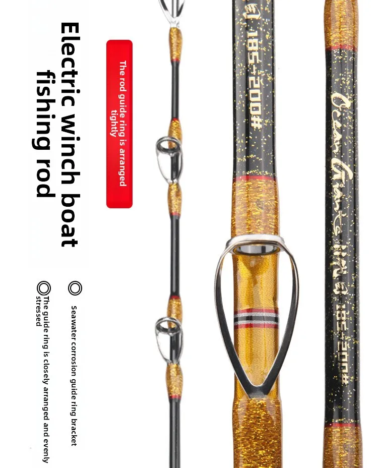 Solid Carbon Super Hard Automatic Fishing Carbon Lure Rod - view 9