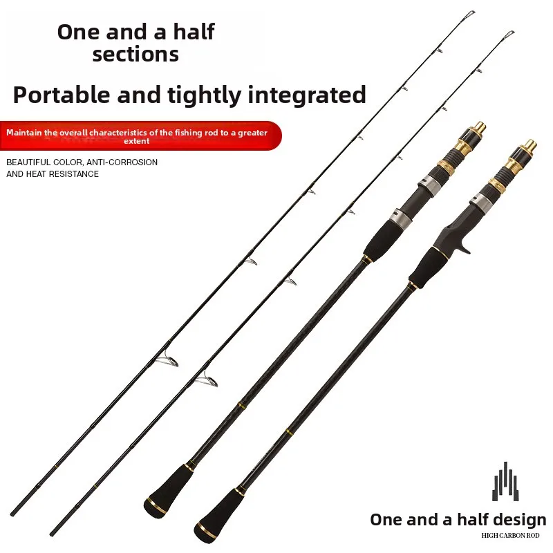 Solid Carbon Fiber Slow Jigging Sea Carbon Lure Rod - view 2