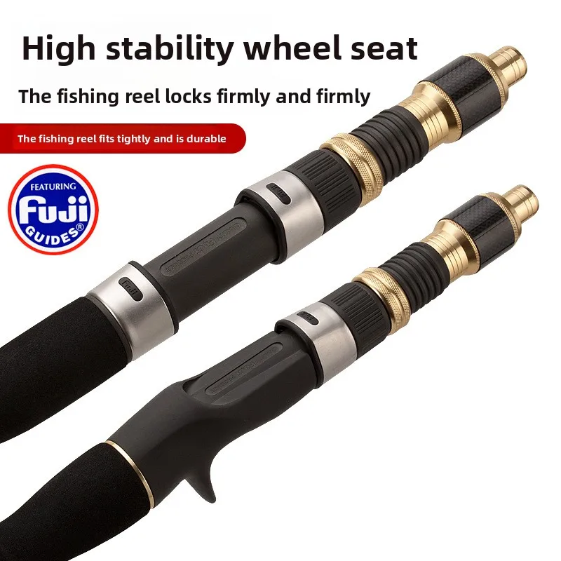 Solid Carbon Fiber Slow Jigging Sea Carbon Lure Rod - view 3