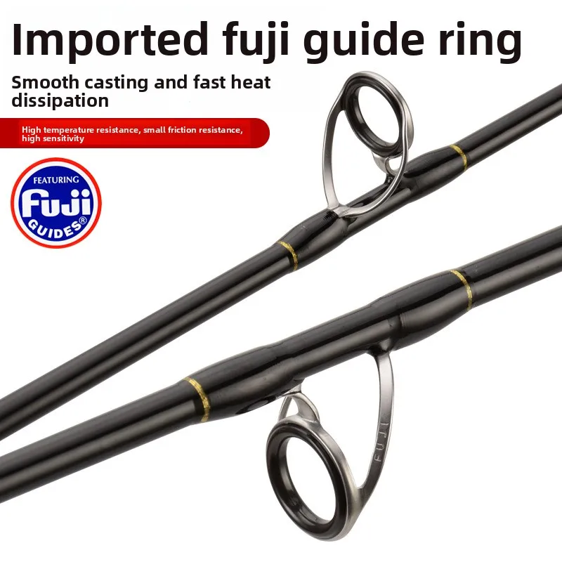 Solid Carbon Fiber Slow Jigging Sea Carbon Lure Rod - view 4