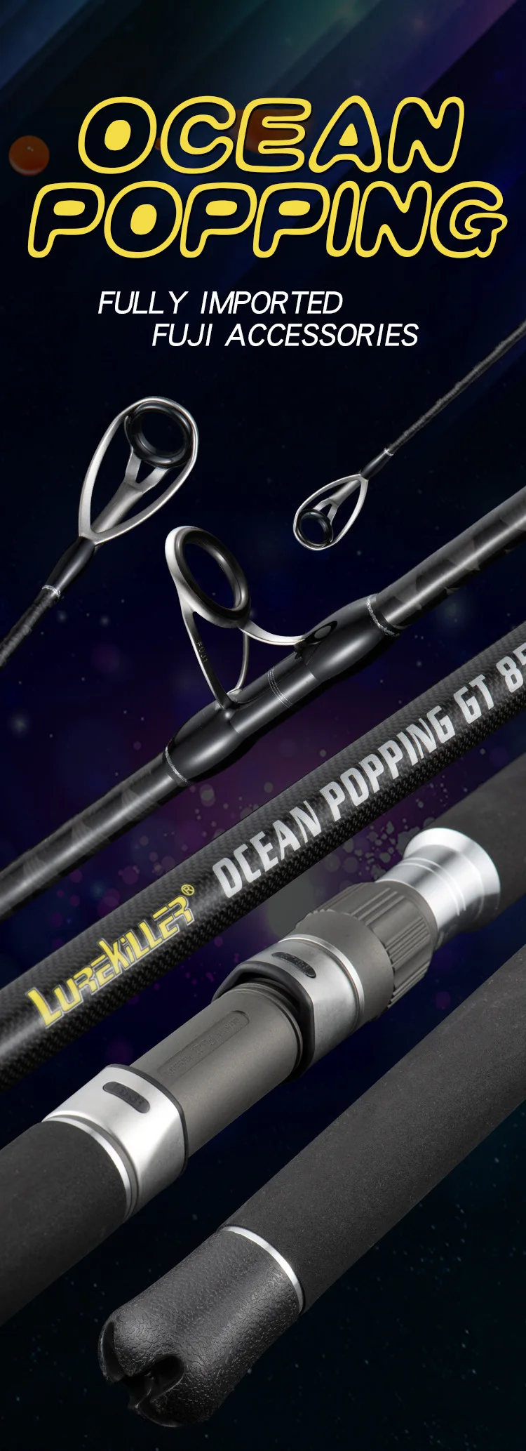 CHEERY Lurekiller FUJI Parts Deep Sea Carbon Competition Rod - view 7