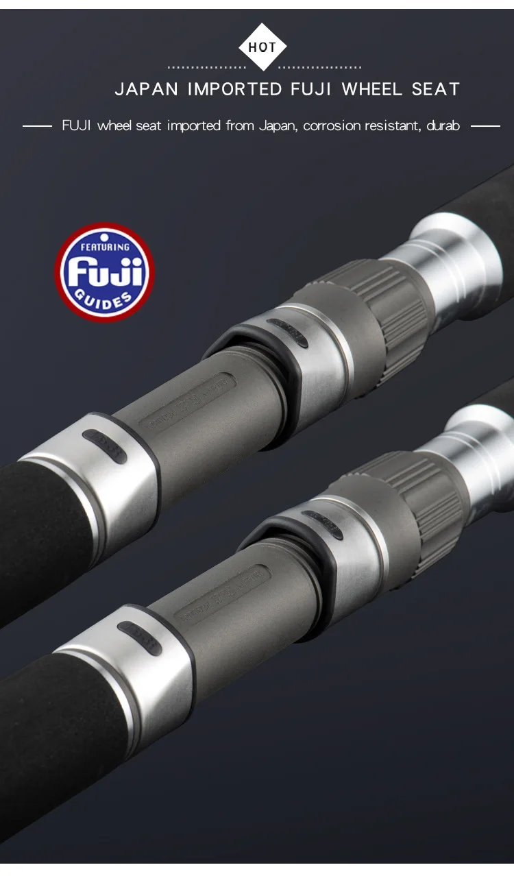 CHEERY Lurekiller FUJI Parts Deep Sea Carbon Competition Rod - view 13
