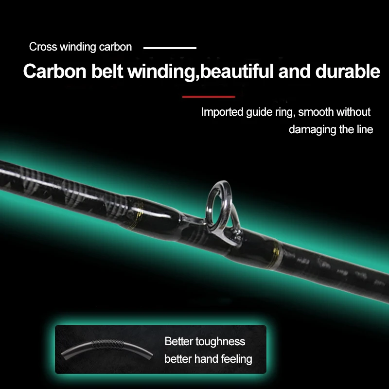 Factory Direct Sale Carbon Fiber Saltwater Carbon Boat / Raft Rod - view 5