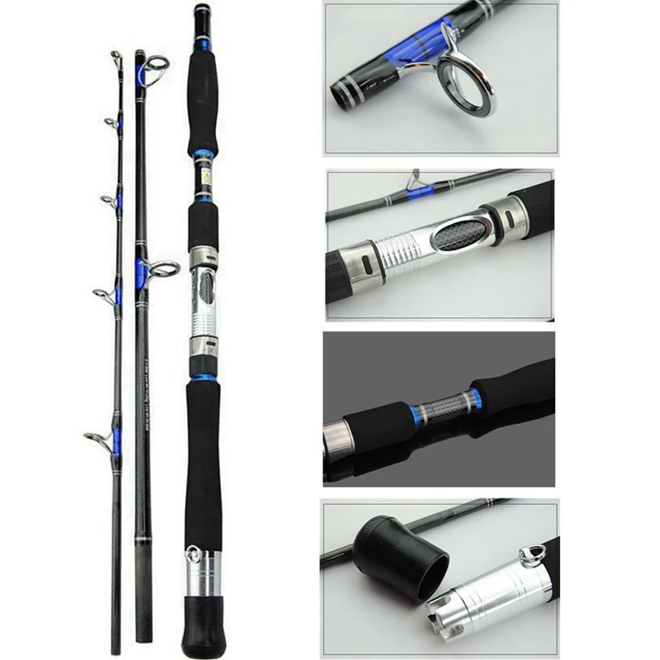 Custom Cross High Carbon Fiber 1 Carbon Lure Rod - view 6