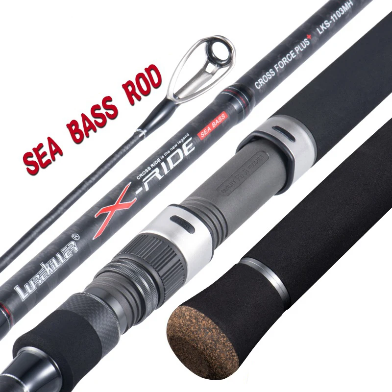 Lurekiller FUJI Parts 3 Section Sea Carbon Competition Rod - view 2