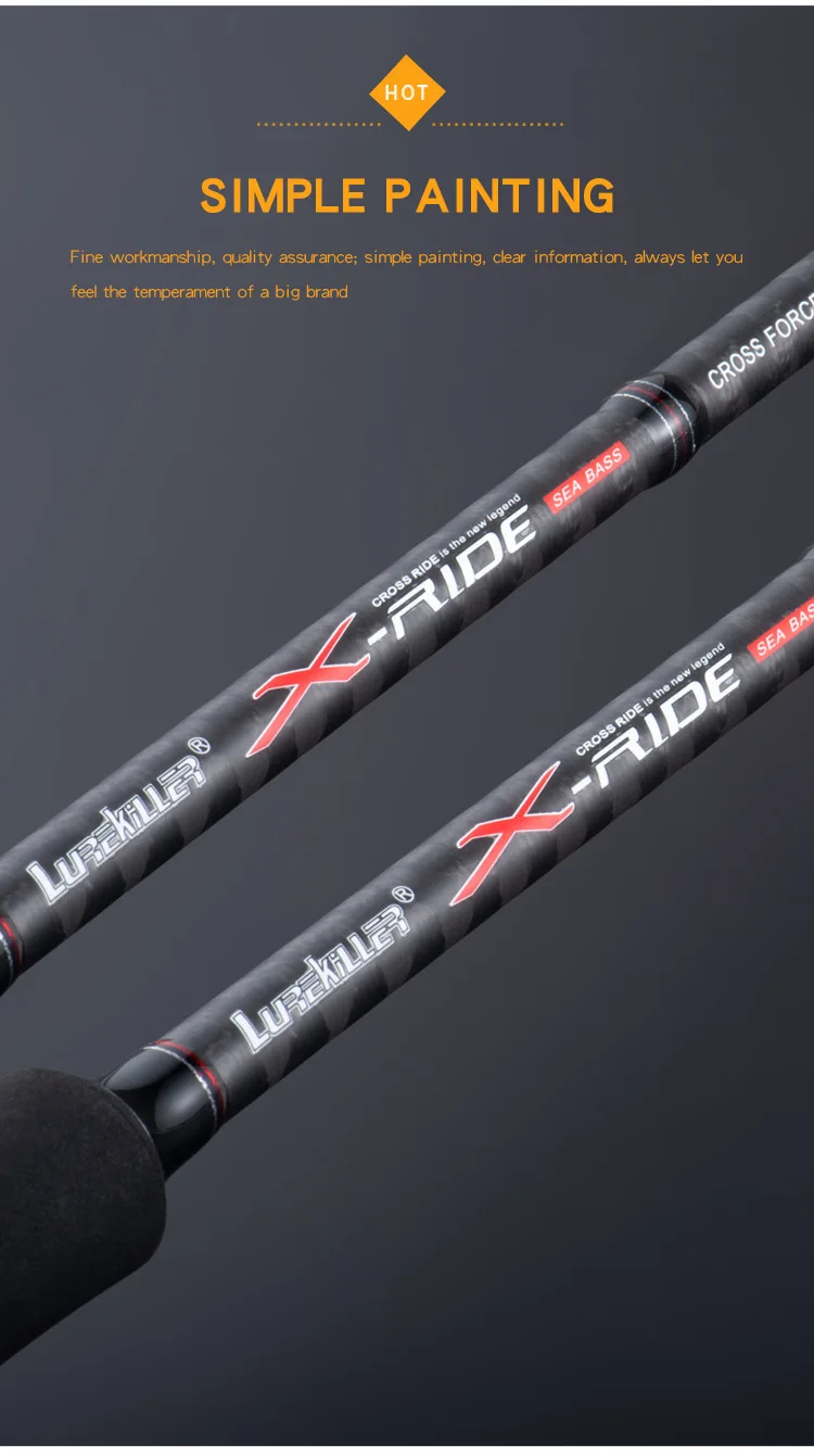 Lurekiller FUJI Parts 3 Section Sea Carbon Competition Rod - view 11