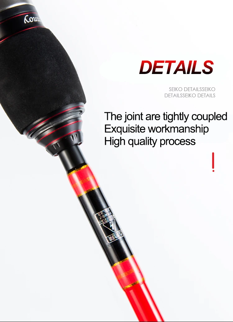 CHEERY Bassmaster High Carbon 1 8m Carbon Boat / Raft Rod - view 12