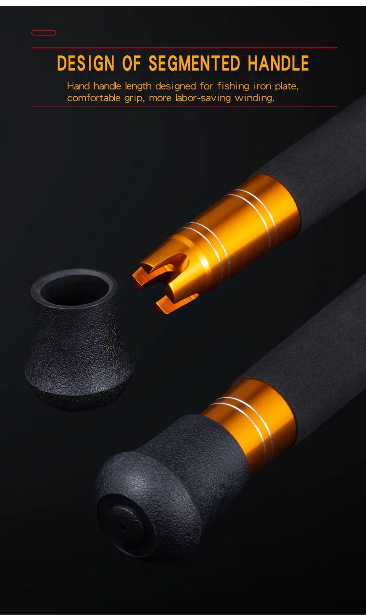 CHEERY Big Game SIC Roller Guide Carbon Boat / Raft Rod - view 16