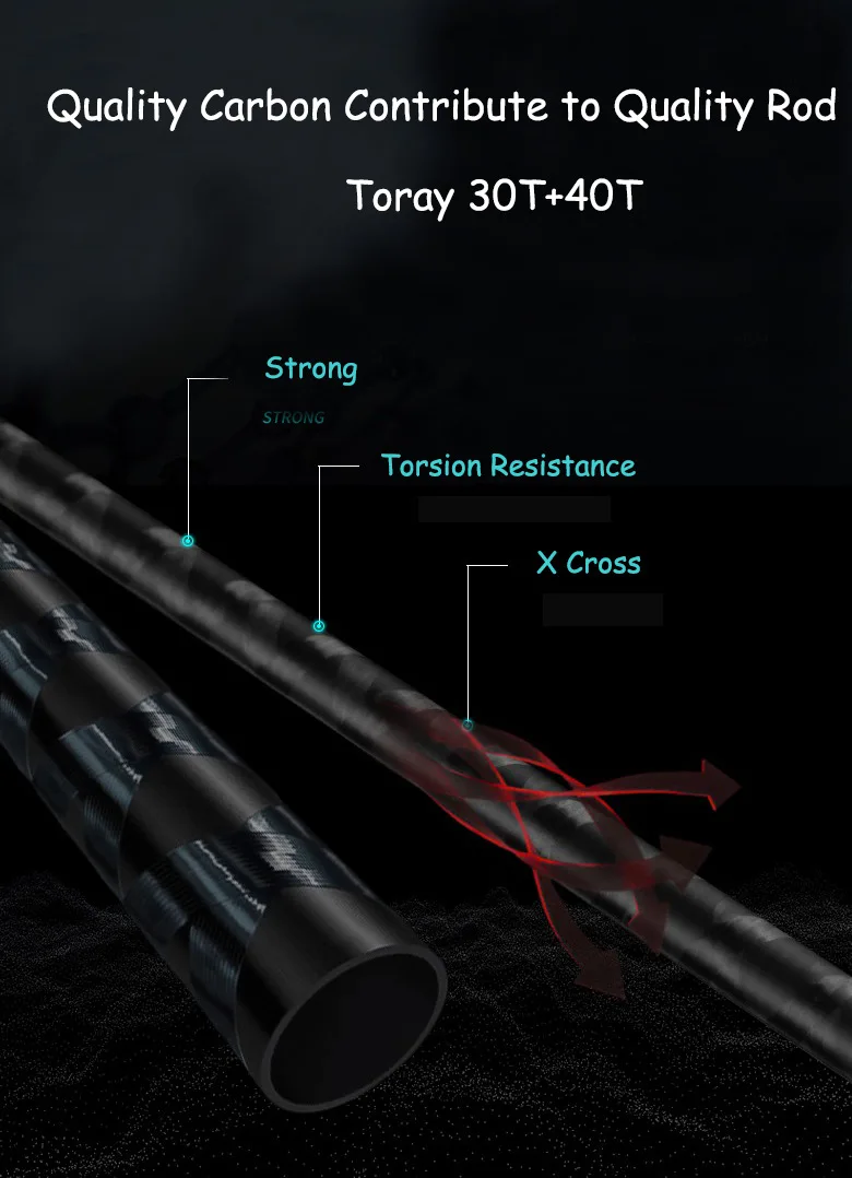 CHEERY High Carbon Saltwater Sea Bass Carbon Competition Rod - view 7