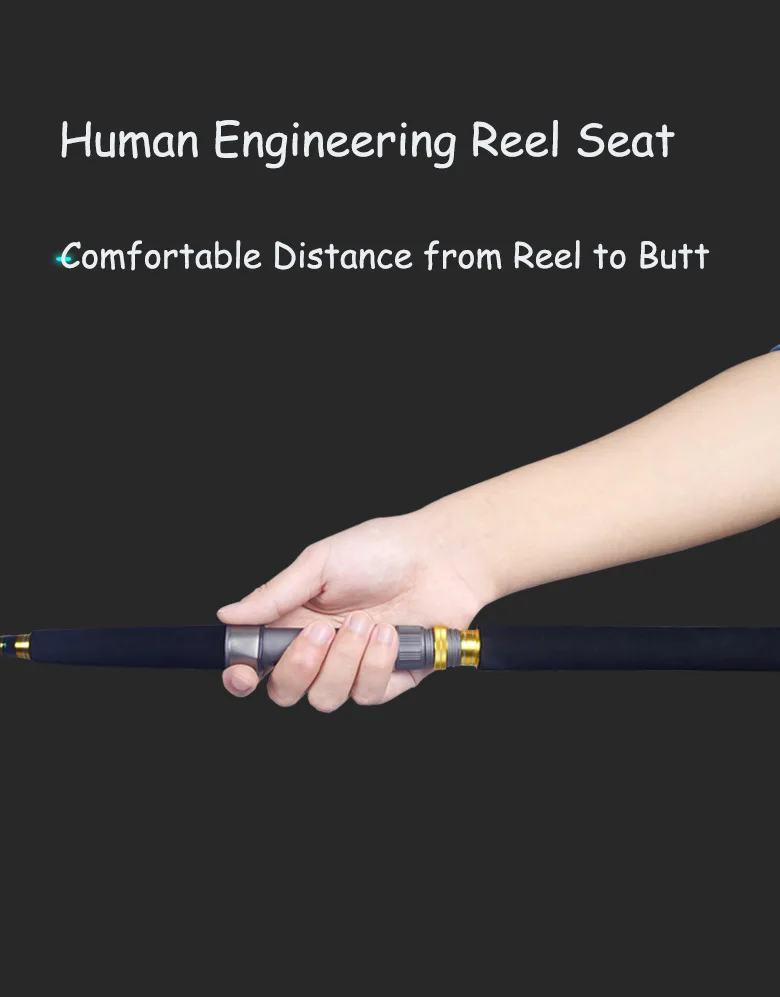CHEERY High Carbon Saltwater Sea Bass Carbon Competition Rod - view 12