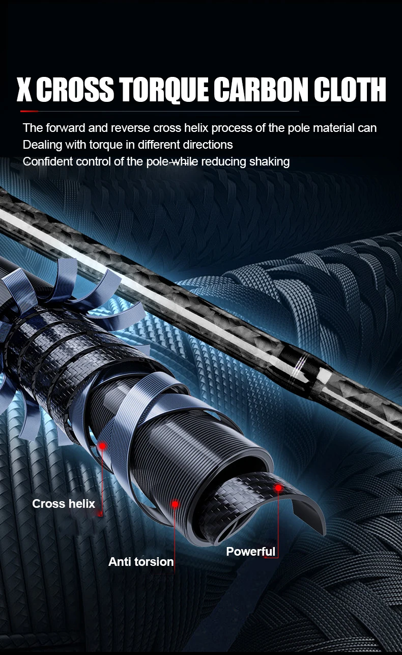 CHEERY Carbon Fiber Master Fishing Rods Carbon Various - view 10