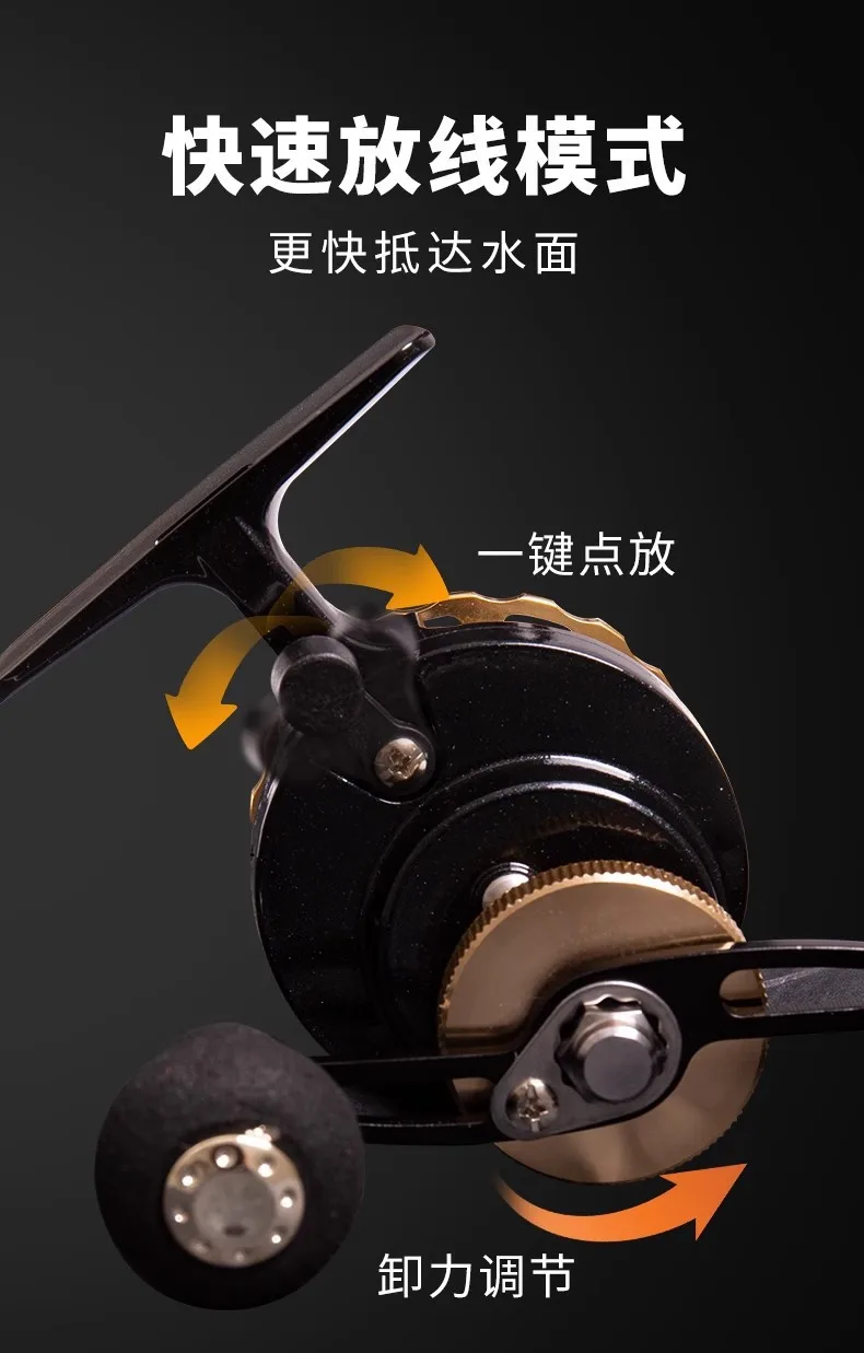 Winter Ice Fishing Rod Ultra Short Fiberglass Fishing Rod - view 8