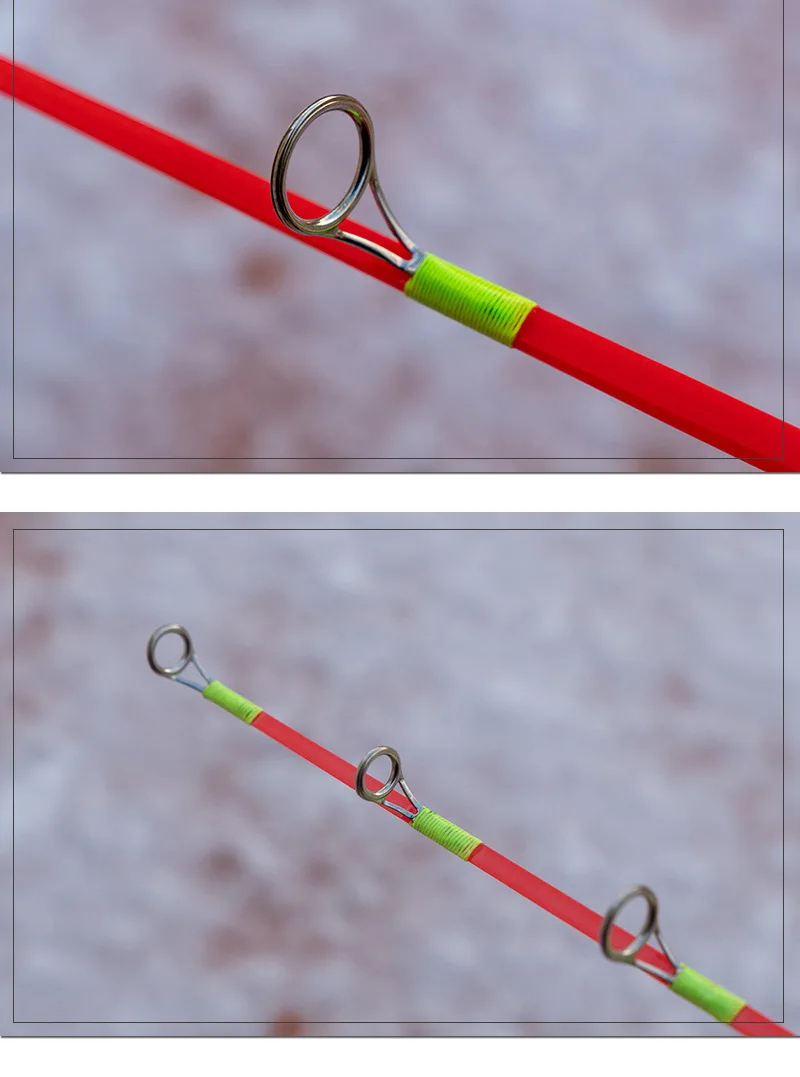 Winter Ice Fishing Rod Ultra Short Fiberglass Fishing Rod - view 12