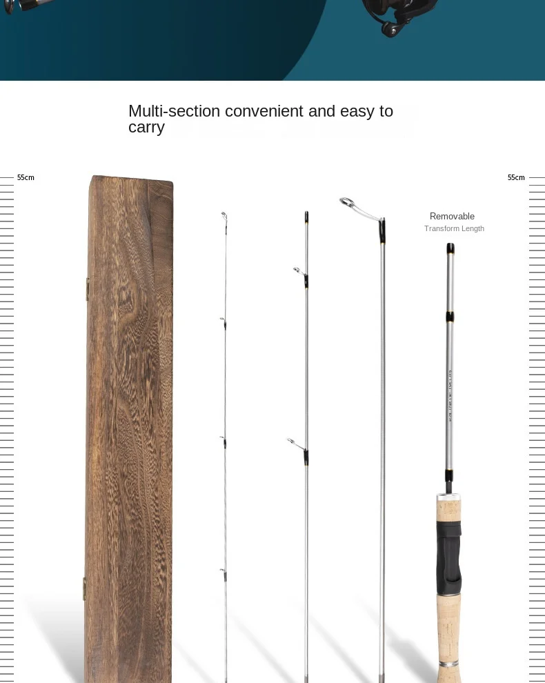 Portable Version Micro object Soft Adjustment Carbon Fishing Rod - view 23